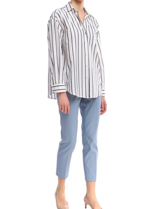 Белая рубашка WEEKEND MAX MARA: фото 1 - Invogue